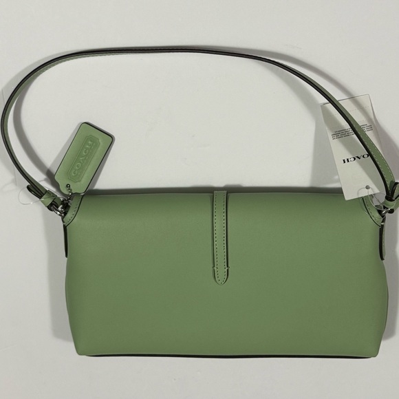 Coach Leather GLV Hamptons Bag ~ Shoulder Bag ~ Pale Pistachio CP132 - Picture 6 of 16